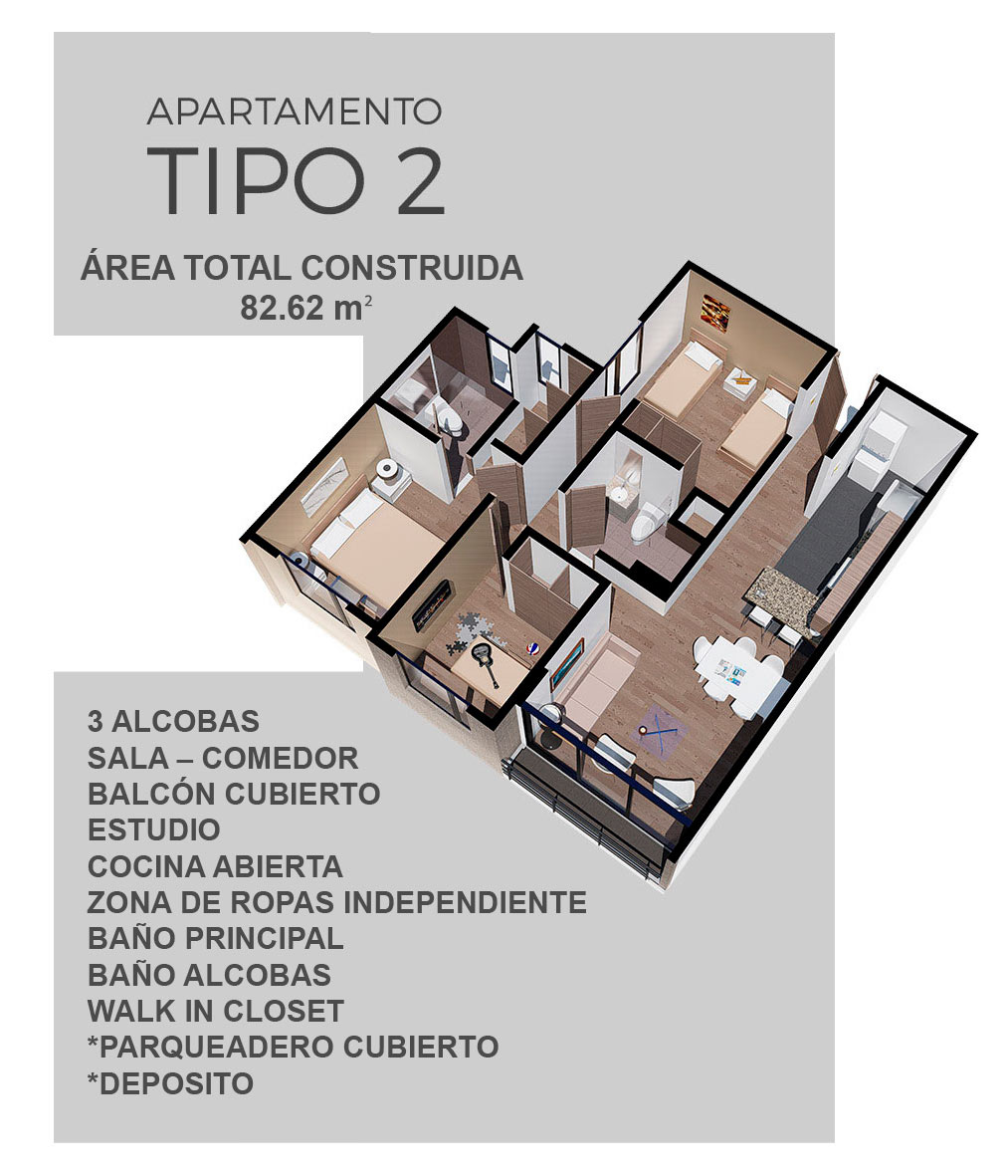 Apartamento Tipo 1