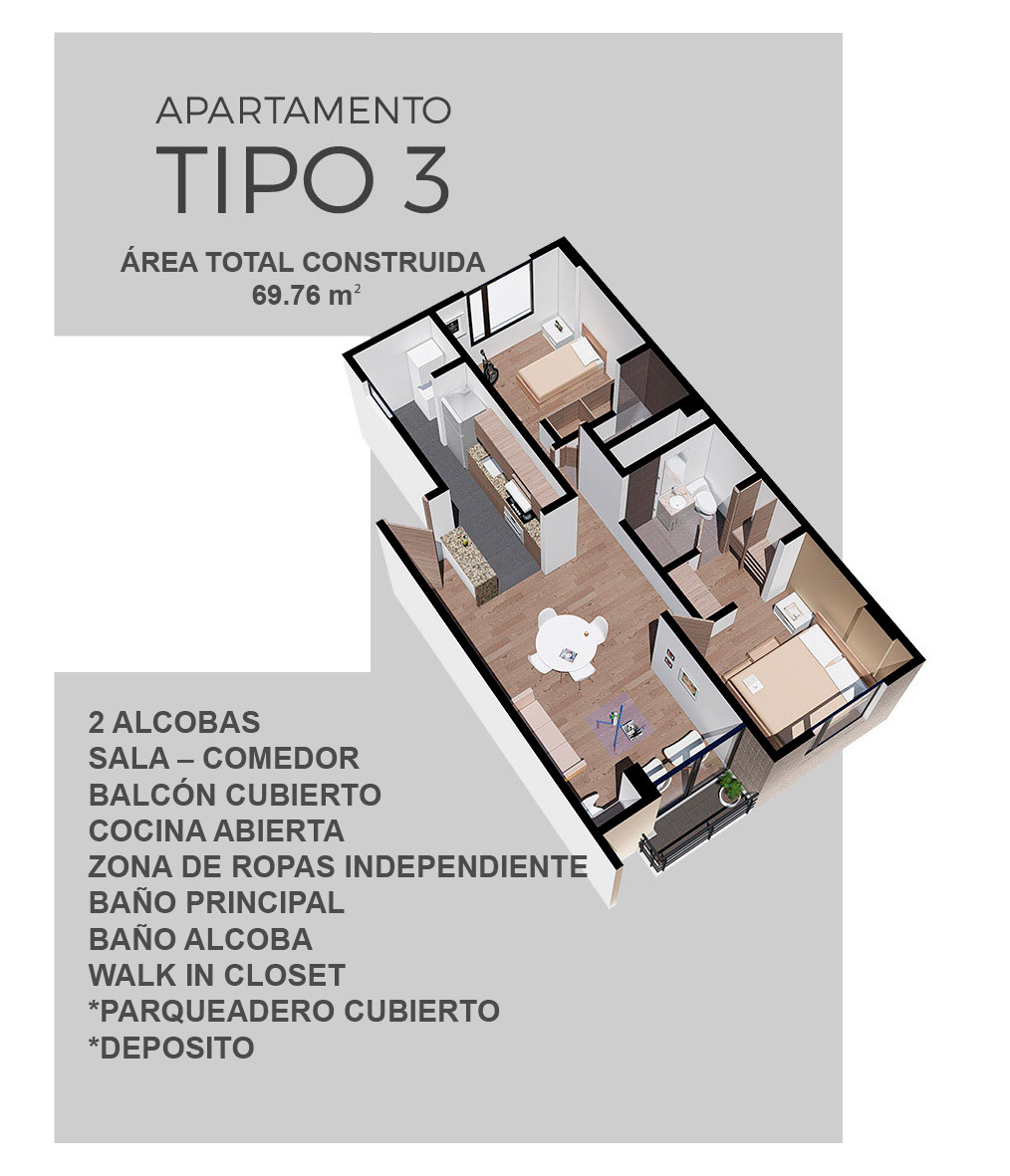 Apartamento Tipo 1