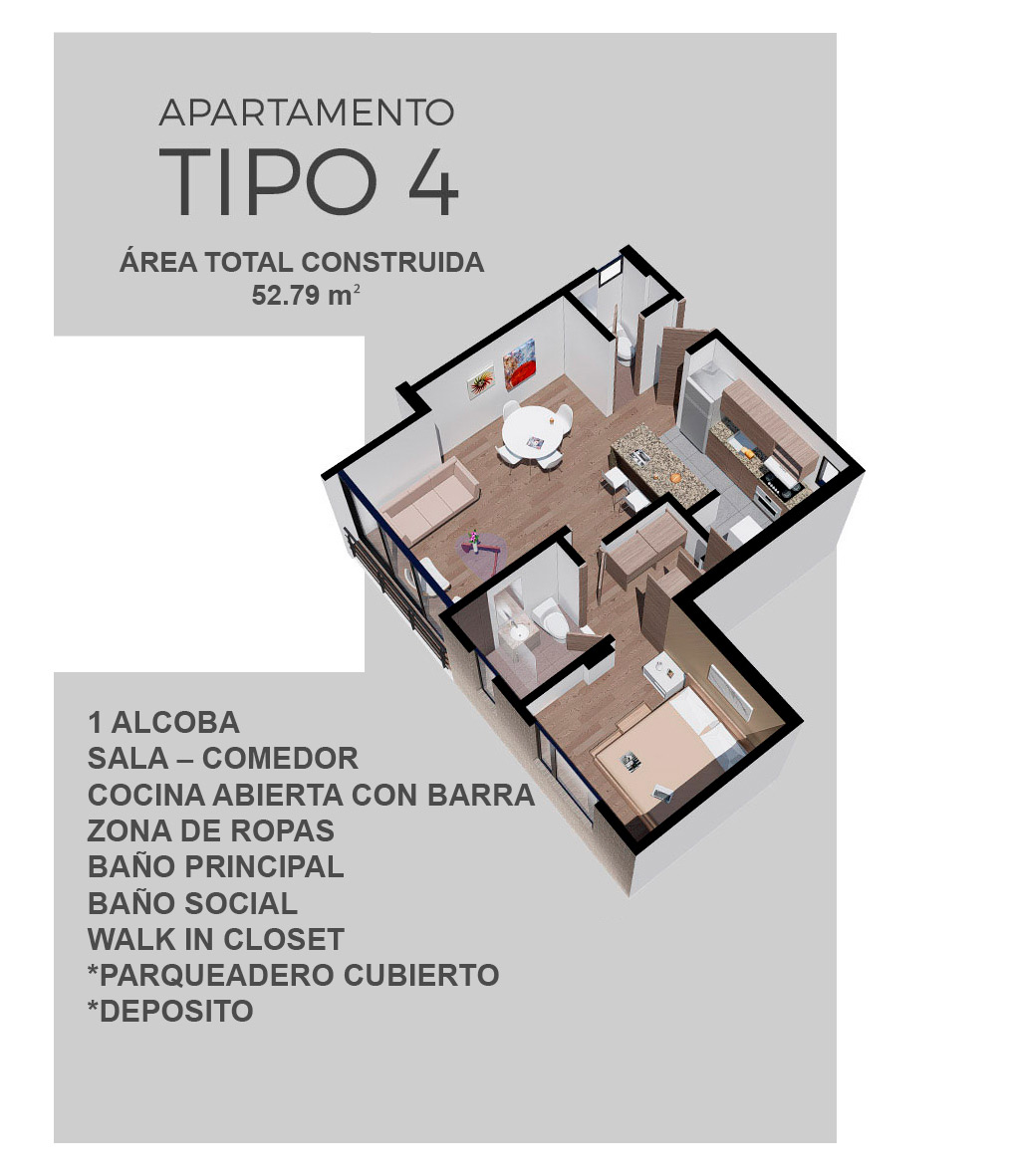 Apartamento Tipo 1