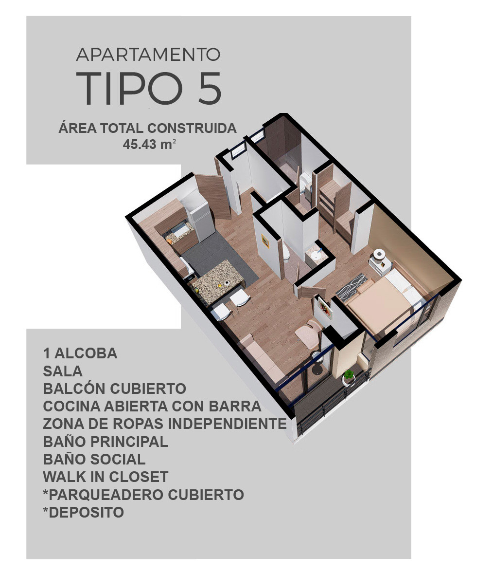 Apartamento Tipo 1